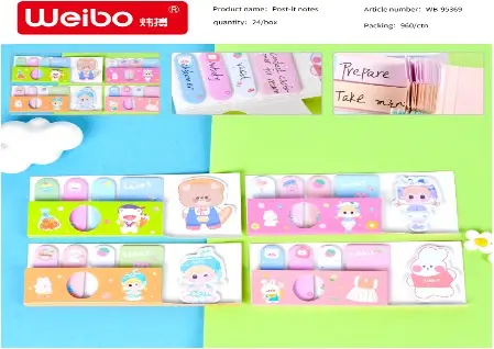 Stikere adezive multicolor