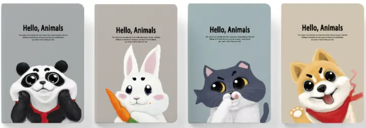 Notebook  Hello Animals  20,5*15,5  32 file