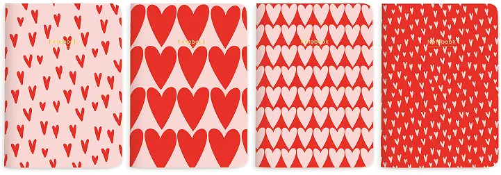 Notebook Hearts  18*25  32 file