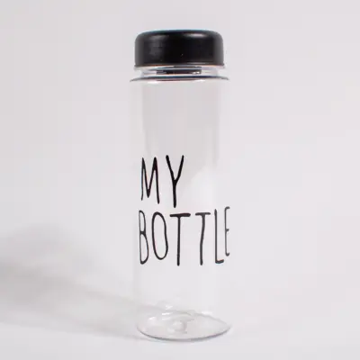 Sticla pentru apa PET negru 500 ml