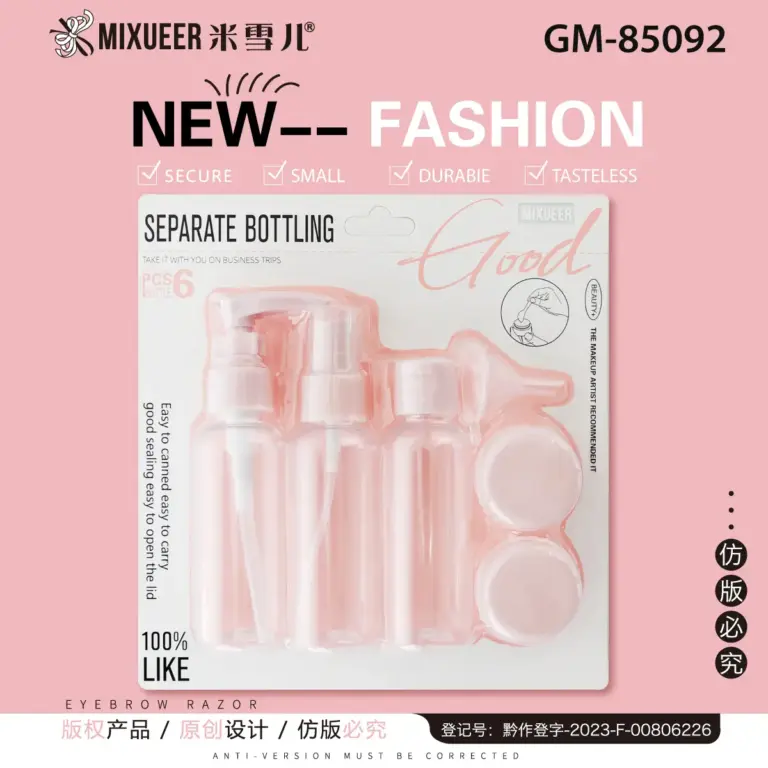 Set sticle de voiaj (6 piese)