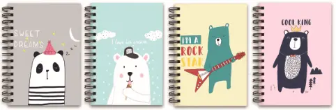 Notebook Bears 25*18  80 file