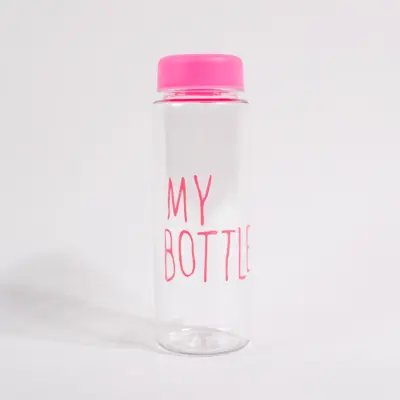 Sticla pentru apa PET roz 500 ml