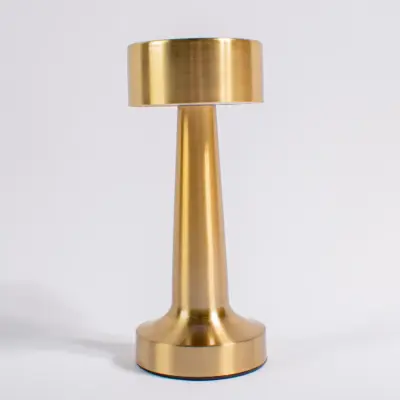 Veioza moderna cilindru golden