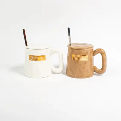 Cană ceramica Live Free 360ml