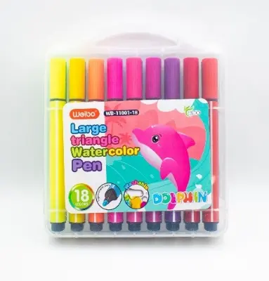 Set  carioci lavabile 18 buc