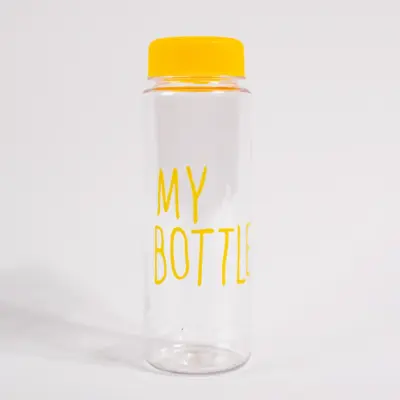 Sticla pentru apa PET galben 500 ml